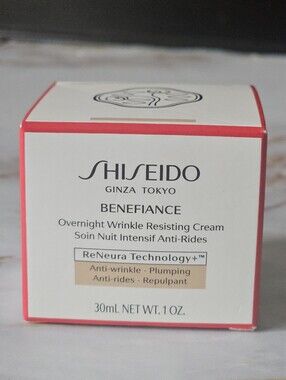 Shiseido Benefiance Overnight Wrinkle Resisting Cream - 30ml - New In Box